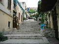 the famous plaka in athens - partial view.